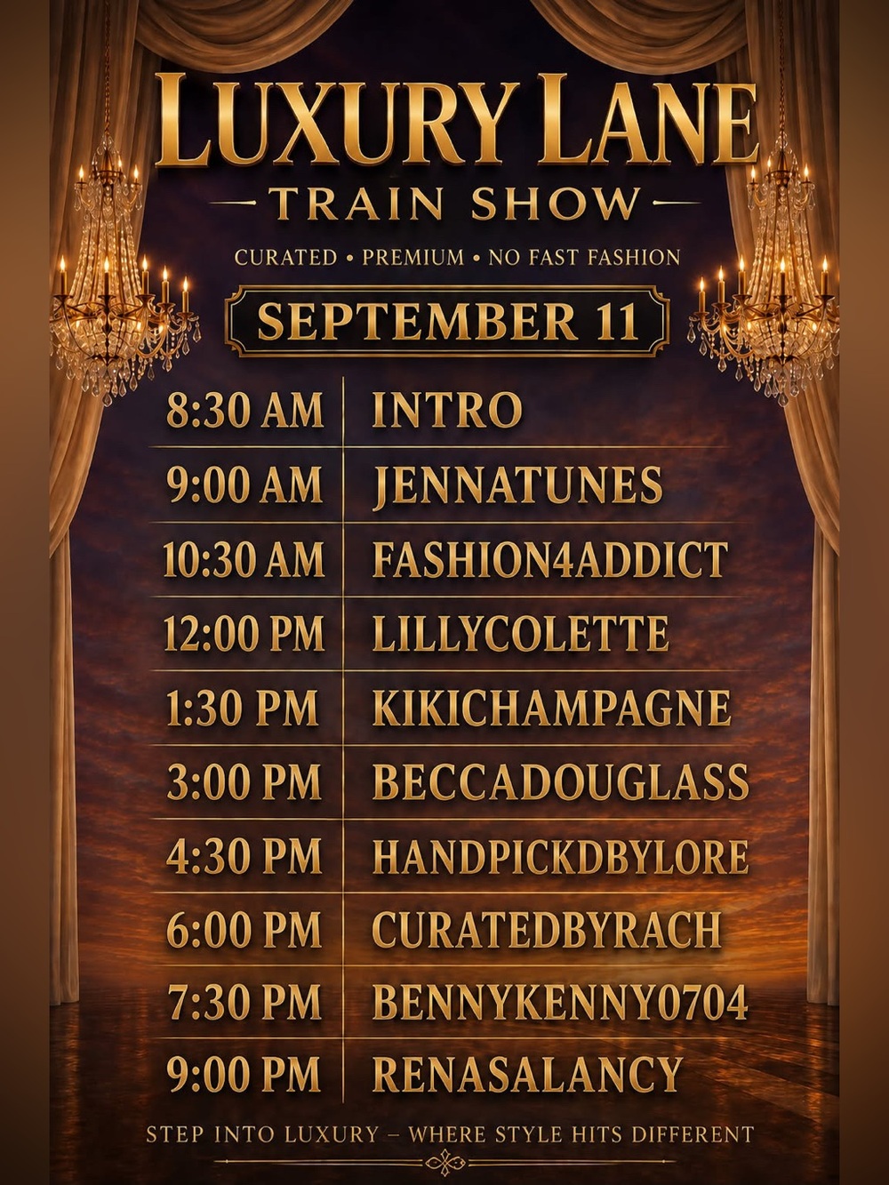 luxury lane train Sept 11 - Picture 3 of 13